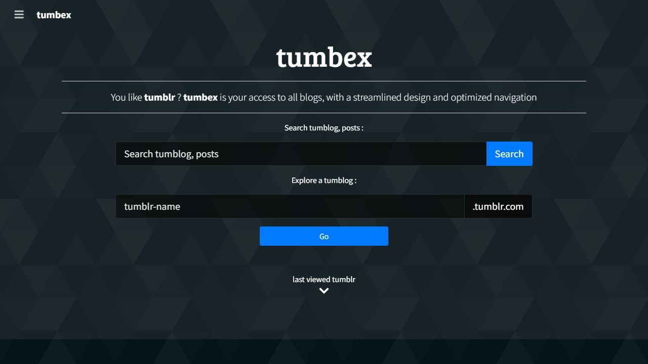 Tumbex 最新网站截图