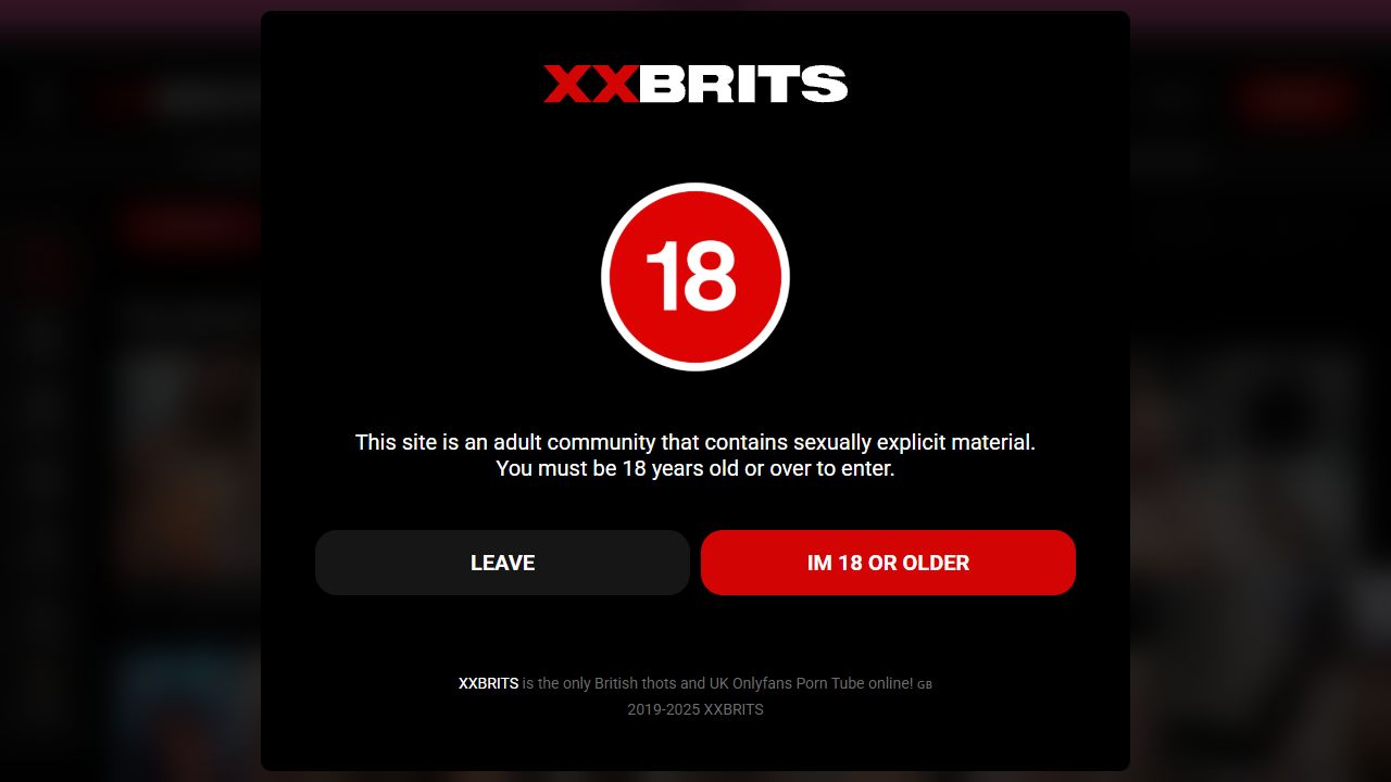 XXBrits 最新网站截图