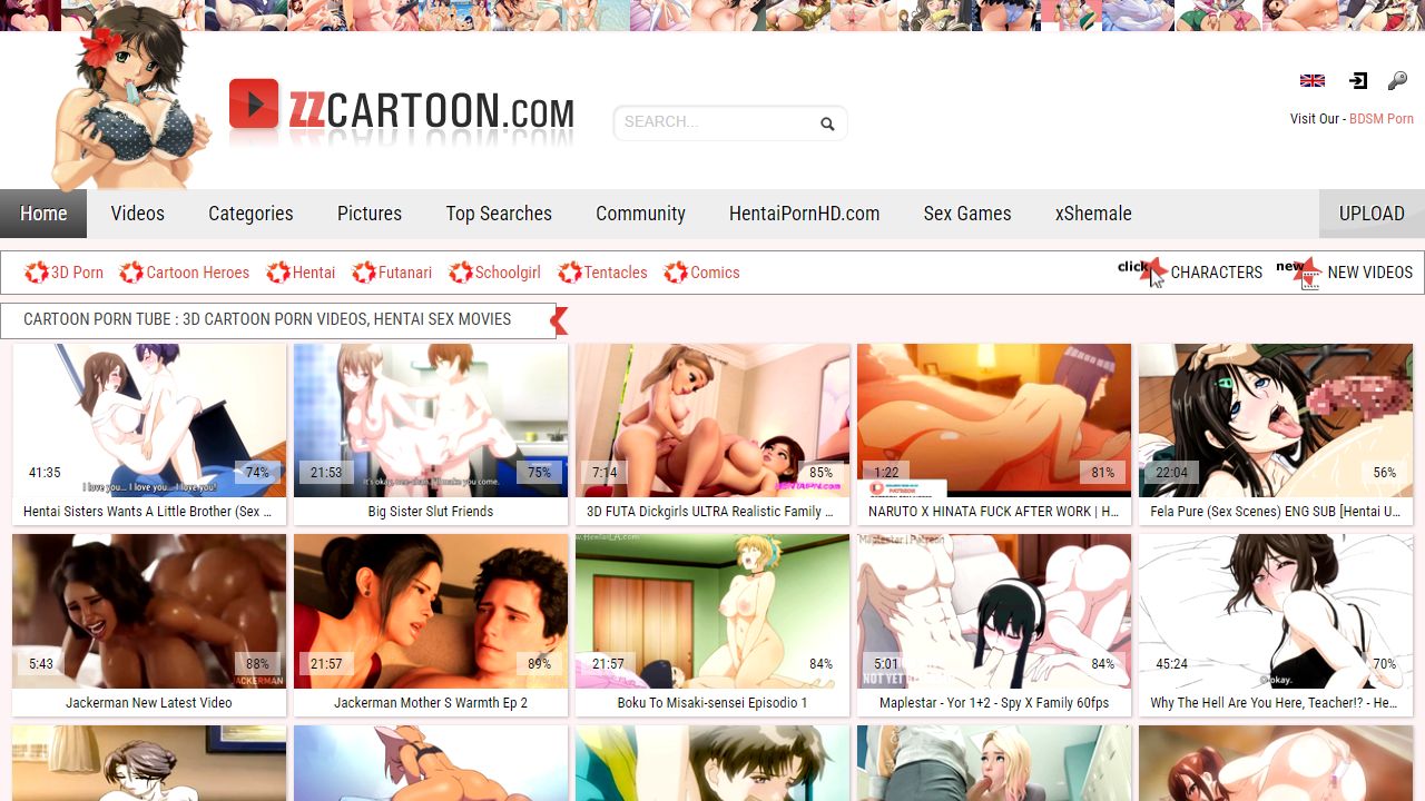 ZZCartoon 最新网站截图