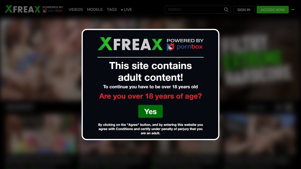 XFreax 最新网站截图
