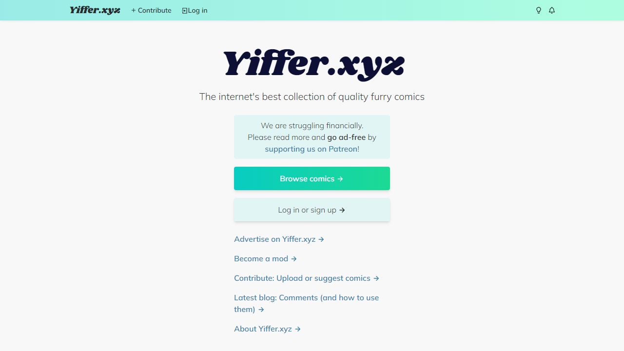 Yiffer 最新网站截图
